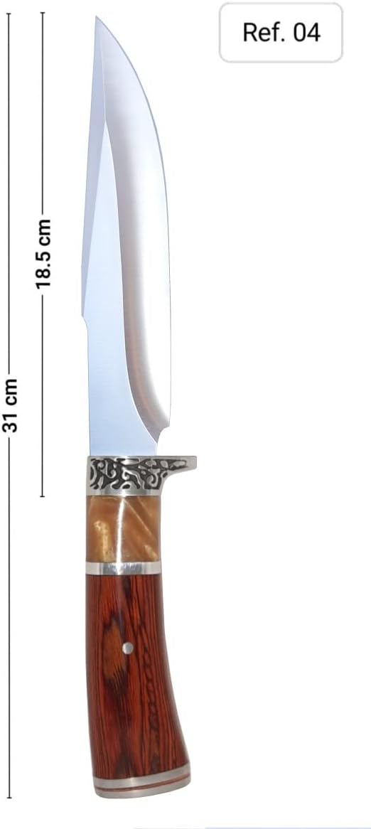 Faca Para Churrasco Lâmina Em Inox Excelente Corte Cor: Prateado