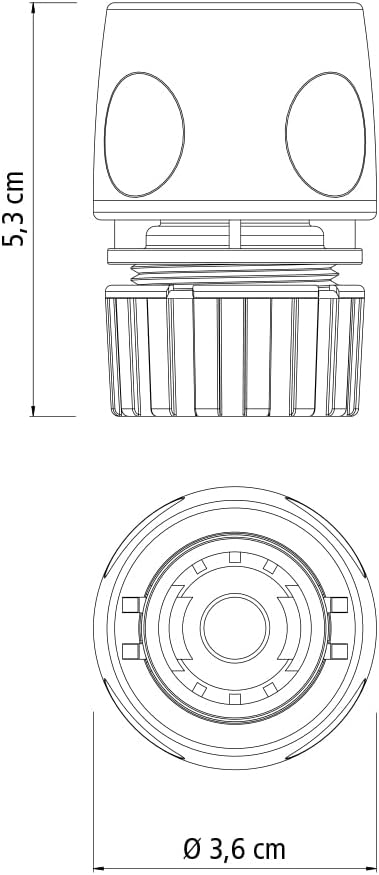 Engate Rápido Para Mangueira De 1/2"