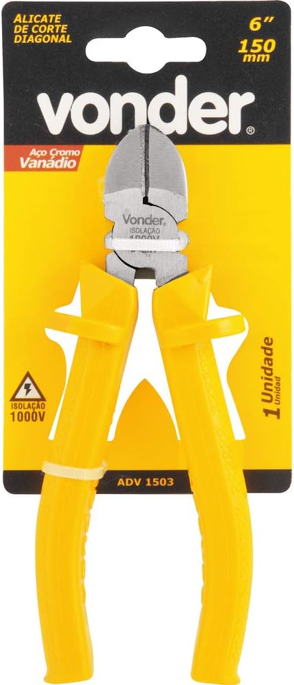 Alicate Corte Diagonal 6" 1.000 V, Vonder