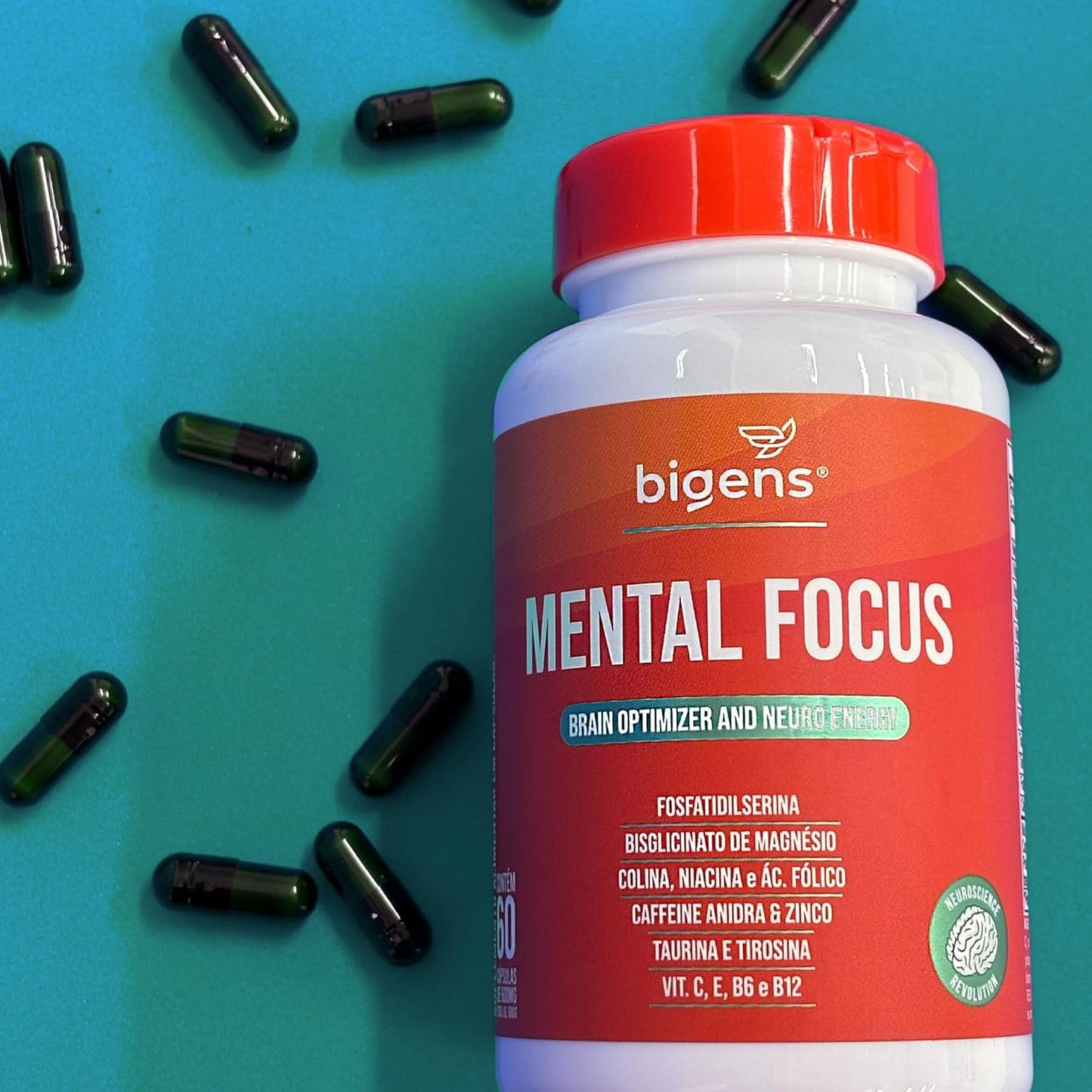 Mental Focus, 60 Capsulas, Biogens