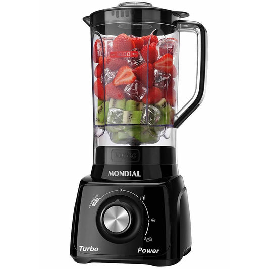 Liquidificador Mondial L-99 Turbo 3 Velocidades 500W Vermelho