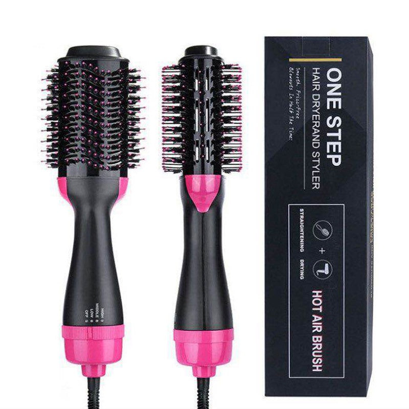 Escova Secadora Alisador Elétrica 3 Em1 Hair Styler - 110V