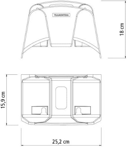 Tramontina Suporte Fixo Para Mangueiras De 25 A 30 M