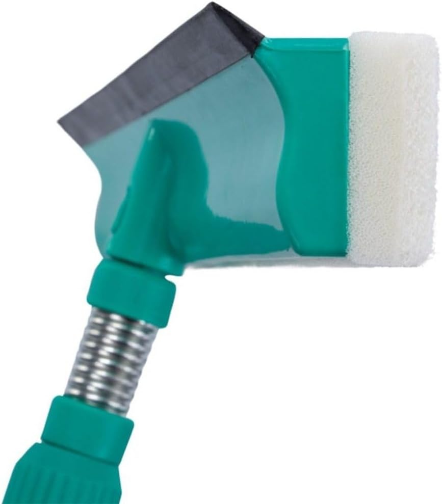 Mop Limpa Vidros 2 em 1: Lava e Seca com Cabo