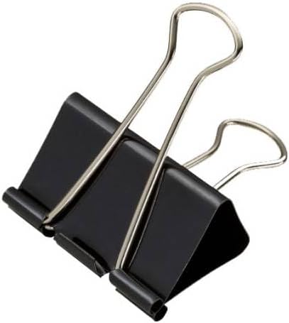 Clip Blinder de 15 mm para 40 hojas, CIS, negro, 12 unidades
