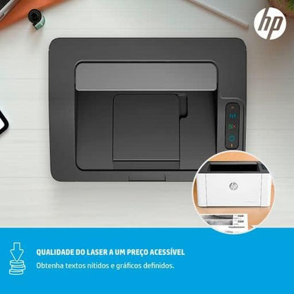 Impressora HP Laser 107w Tecnologia Laser Wi-Fi - Conectividade: USB 2.0 de alta velocidade