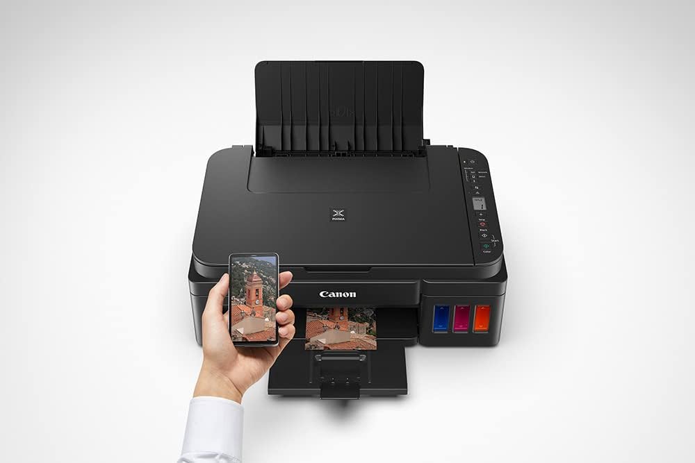 Impressora Multifuncional, Canon, Mega Tank G3110, Tanque de Tinta, Wi-Fi, Preto