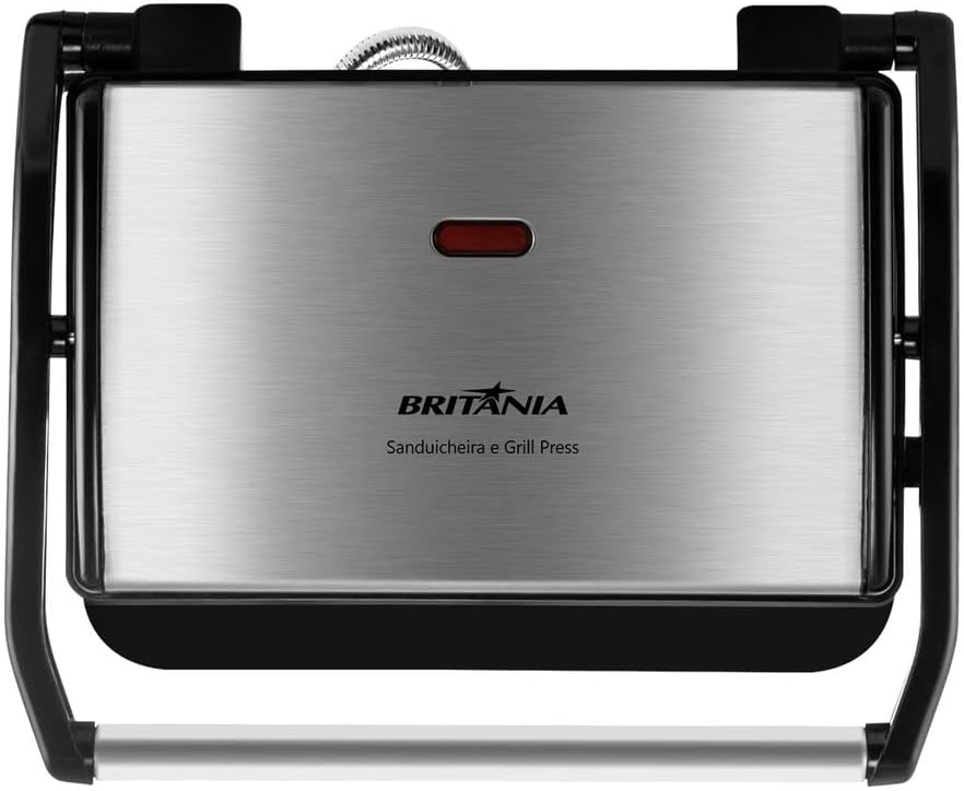 Sanduicheira e Grill Britânia Press 2 em 1 - 850W 220V