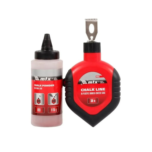Mtx Carretel De Linha Com Giz Para Drywall 30 M -Tubo Com Giz