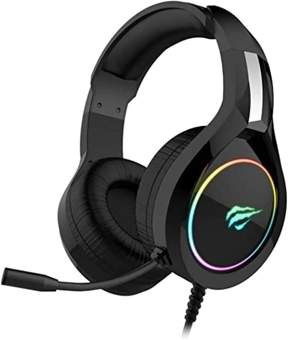 Fone de Ouvido, Gamer, Iluminação RGB, com Microfone, Falante de 50mm - Havit HV-H2232d