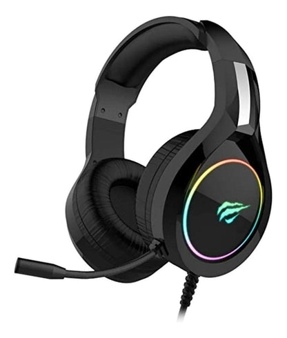 Fone de Ouvido, Gamer, Iluminação RGB, com Microfone, Falante de 50mm - Havit HV-H2232d