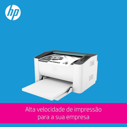 Impressora HP Laser 107w Tecnologia Laser Wi-Fi - Conectividade: USB 2.0 de alta velocidade