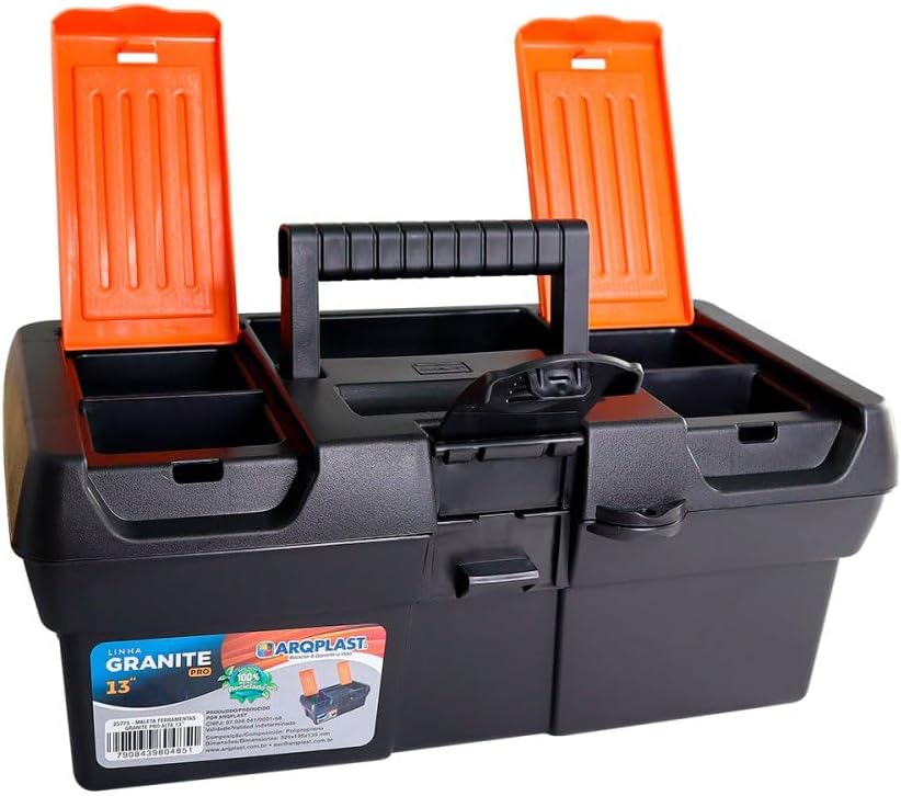 Maleta Organizadora para Ferramentas Granite Pró 13" Arqplast