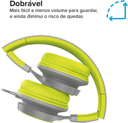 Headphone Com Microfone Neon Tune Go - I2go