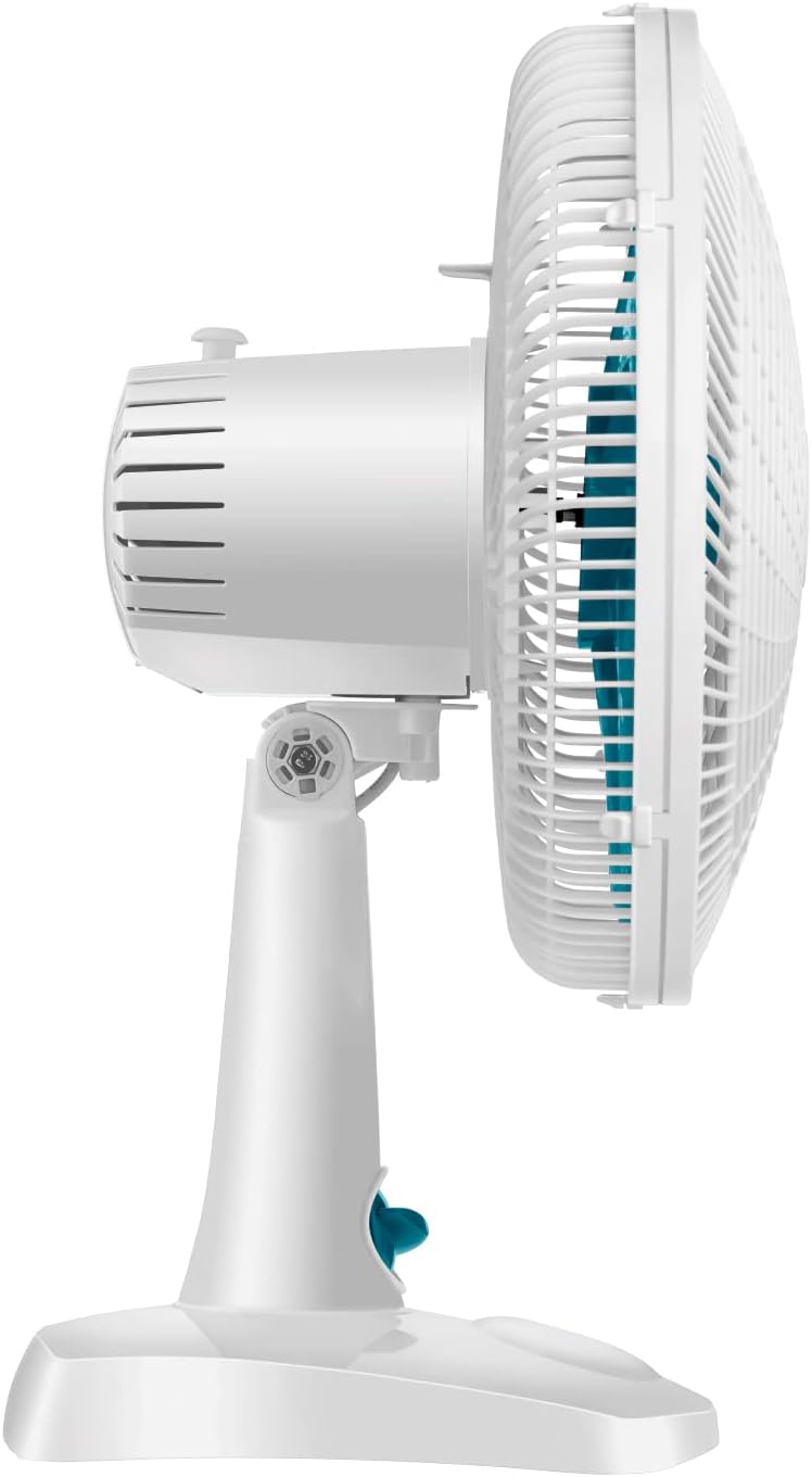 Ventilador de mesa 30cm, Ultra, 220V, Branco/Azul