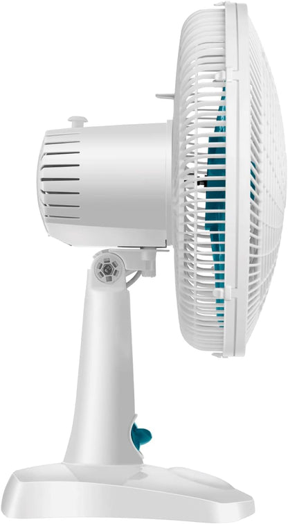 Ventilador de mesa 30cm, Ultra, 220V, Branco/Azul