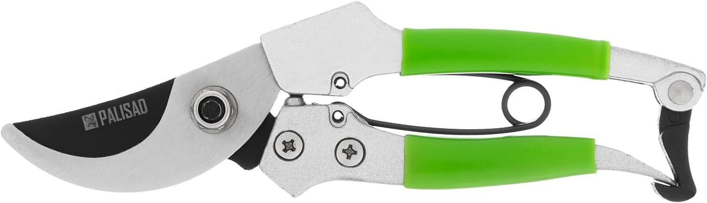 Tijeras de podar Palisad de 180 mm con bloqueo y resorte, mango recubierto de goma