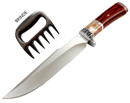 Faca Para Churrasco Lâmina Em Inox Excelente Corte Cor: Prateado