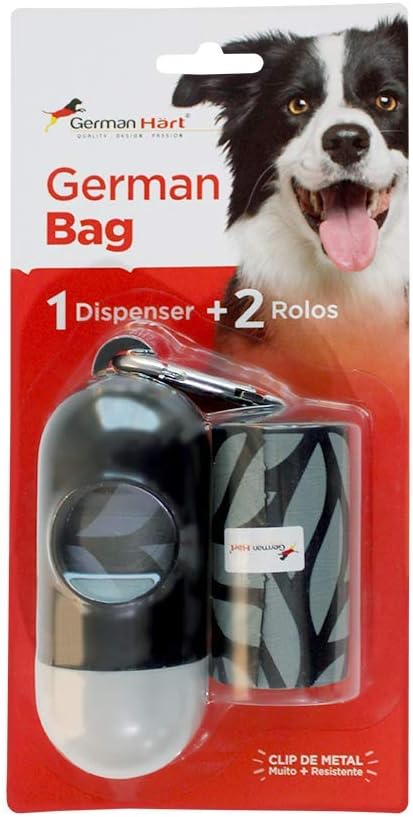 GermanHart Dispenser De Cata-Caca Tulipas Preto E Branco