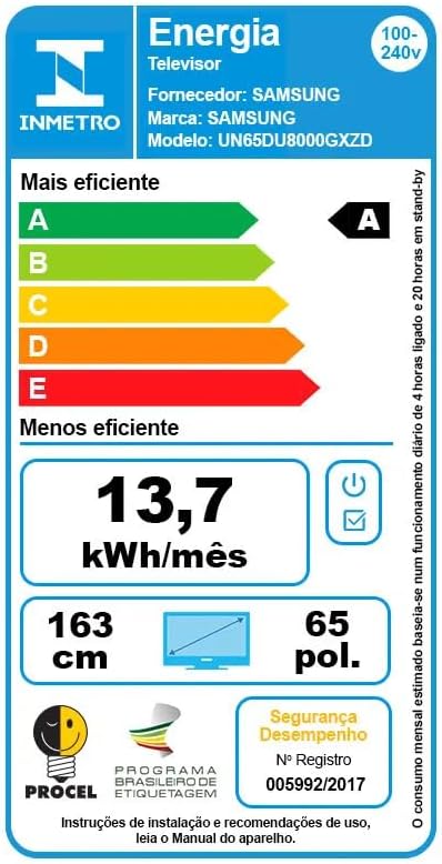 Samsung Smart TV 65" Crystal UHD 4K 65DU8000 - Painel Dynamic Crystal Color, Gaming Hub