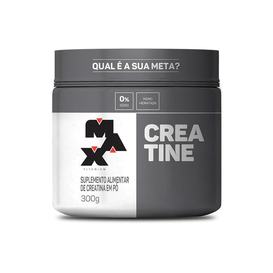 Max Titanium Creatina - Suplemento alimentar de creatina em pó, 300g