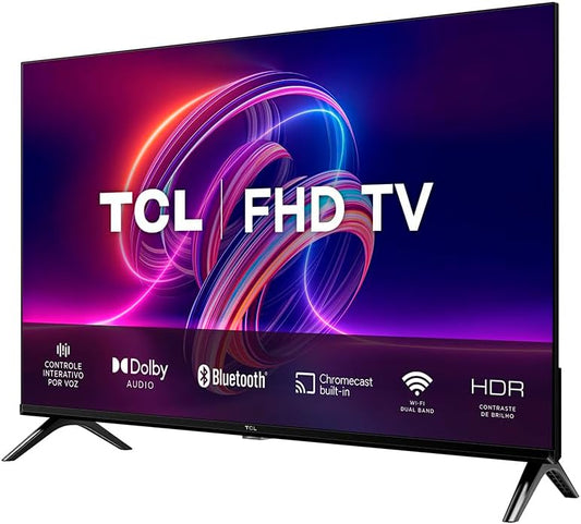 TCL LED SMART TV 32” S5400AF FHD ANDROID TV, PRETO