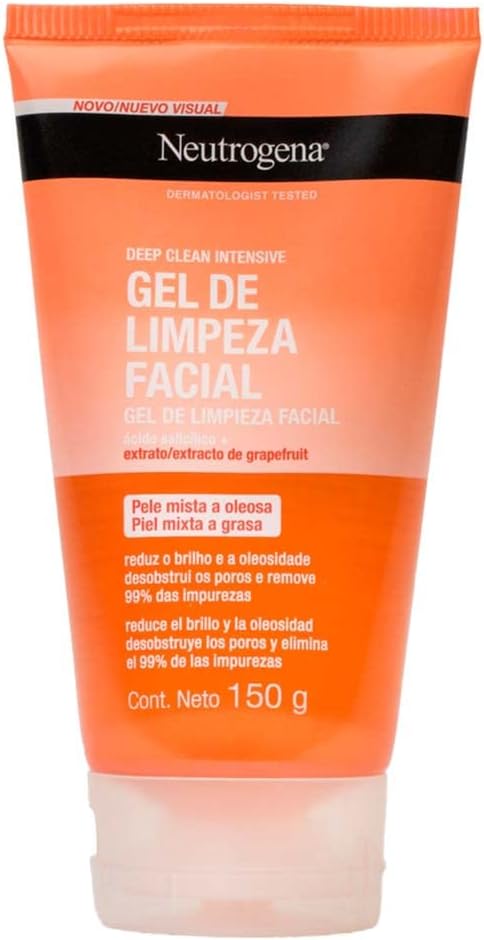 Gel de Limpeza Facial Neutrogena Deep Clean Intensive Grapefruit, 150g