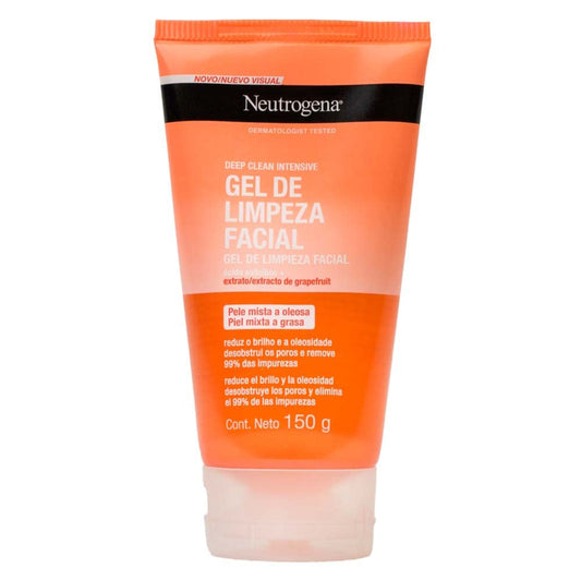 Gel de Limpeza Facial Neutrogena Deep Clean Intensive Grapefruit, 150g