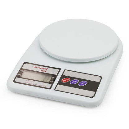 Balança de Precisão Digital para Cozinha Gourmet Mix Branco