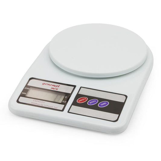 Balança de Precisão Digital para Cozinha Gourmet Mix Branco