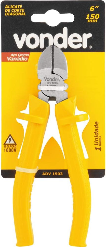 Alicate Corte Diagonal 6" 1.000 V, Vonder