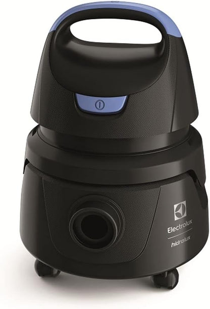 Aspirador água pó Electrolux compacto potente função sopro 1400W 12 L total 5 L util protetor termico AWD01 127v