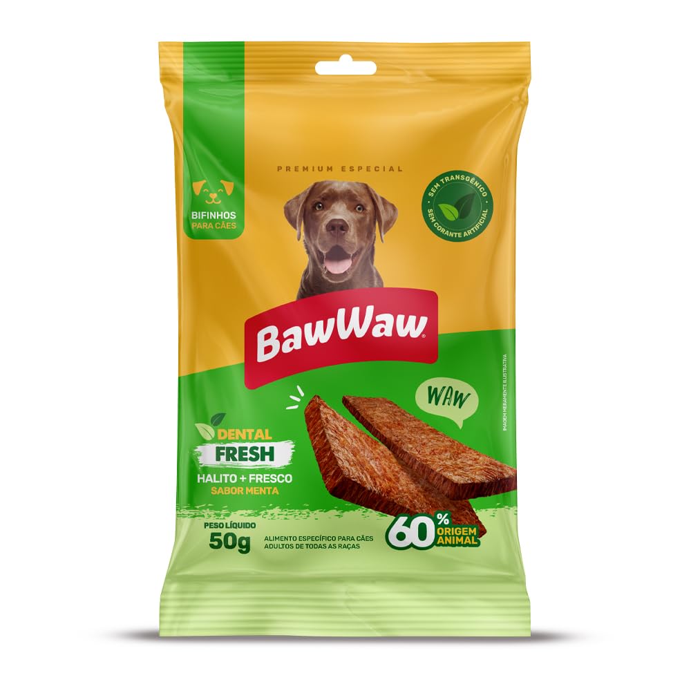 Bifinho Baw Waw Dental Care Sabor Menta 50g