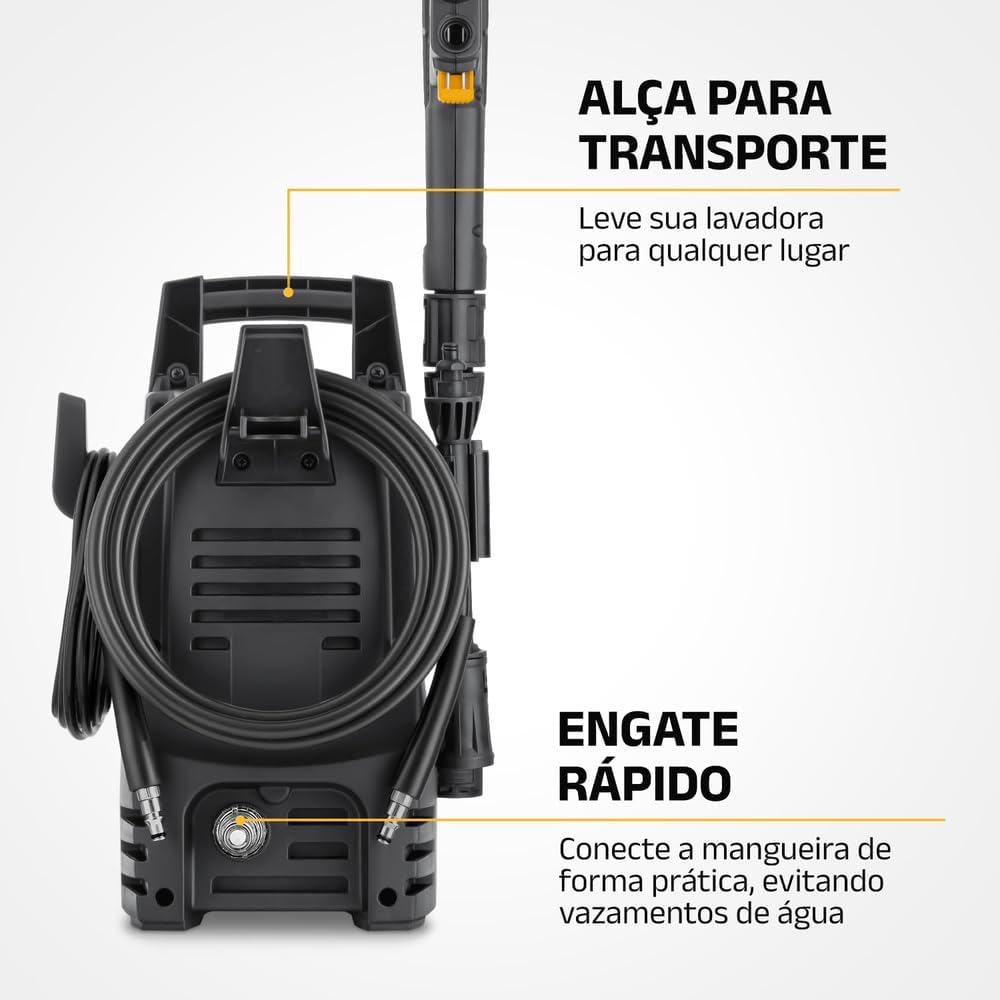 Lavadora de Alta Pressão Aqua Power I, Mondial, 1400W, 110V