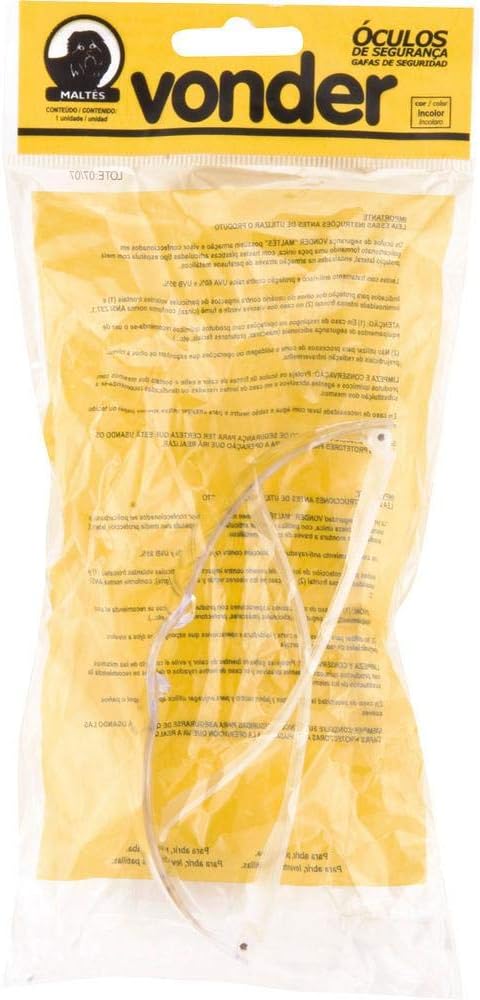 Óculos de Segurança Maltês Incolor, Vonder