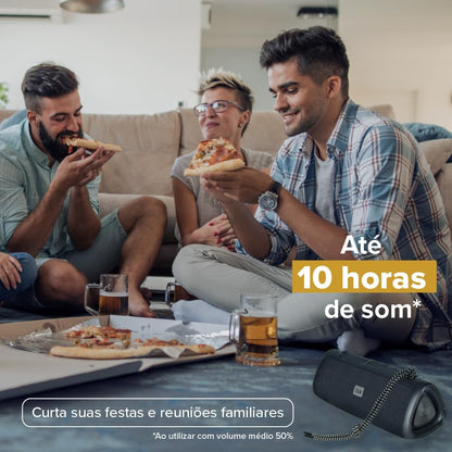 I2GO, Caixa De Som Bluetooth 3 Angle Sound. 12W RMS, Resistente à Água, Preto