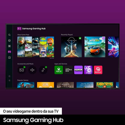 Samsung Smart TV 65" Crystal UHD 4K 65DU8000 - Painel Dynamic Crystal Color, Gaming Hub