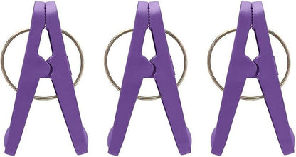 Conjunto de Prendedores Plásticos, 16 Unidades, Linha Esfrebom.