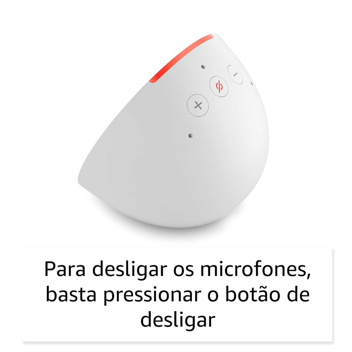 Echo Pop (Última geração) | Smart speaker compacto com som envolvente e Alexa | Cor Preta