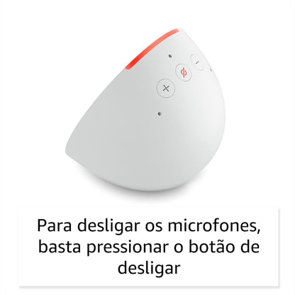 Echo Pop (Última geração) | Smart speaker compacto com som envolvente e Alexa | Cor Preta