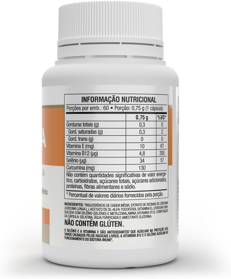 Vitafor - Cúrcuma Plus - 60 Cápsulas