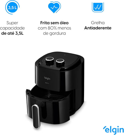 Freidora eléctrica Elgin Start Fry de 3,5 litros - Freidora de aire