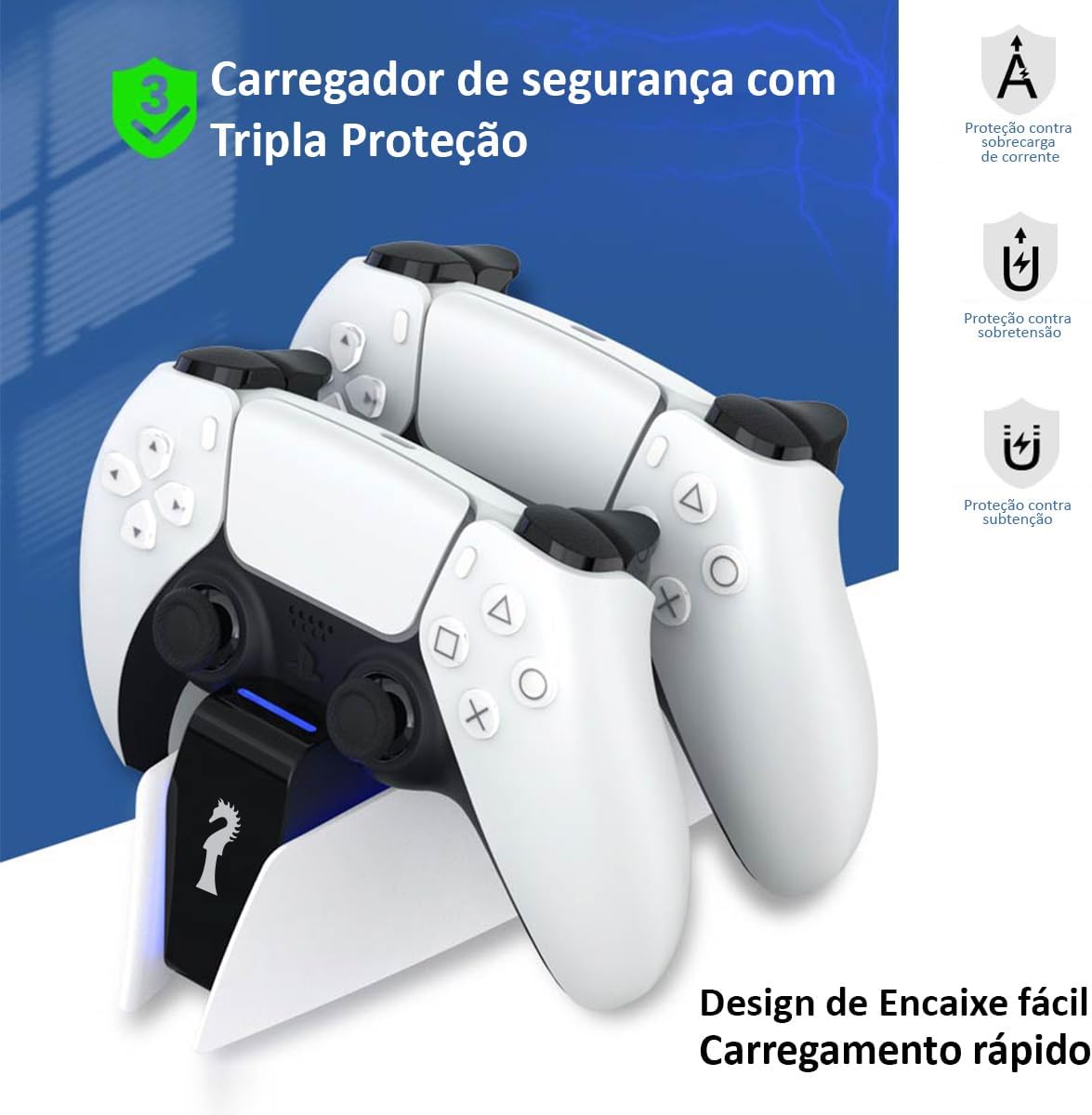 Carregador Controle PS5 - Padrão - PlayStation 5