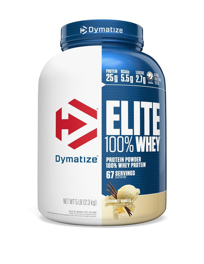 Elite 100% Whey Protein (2,3kg) - Sabor Gourmet Vanilla, Dymatize Nutrition
