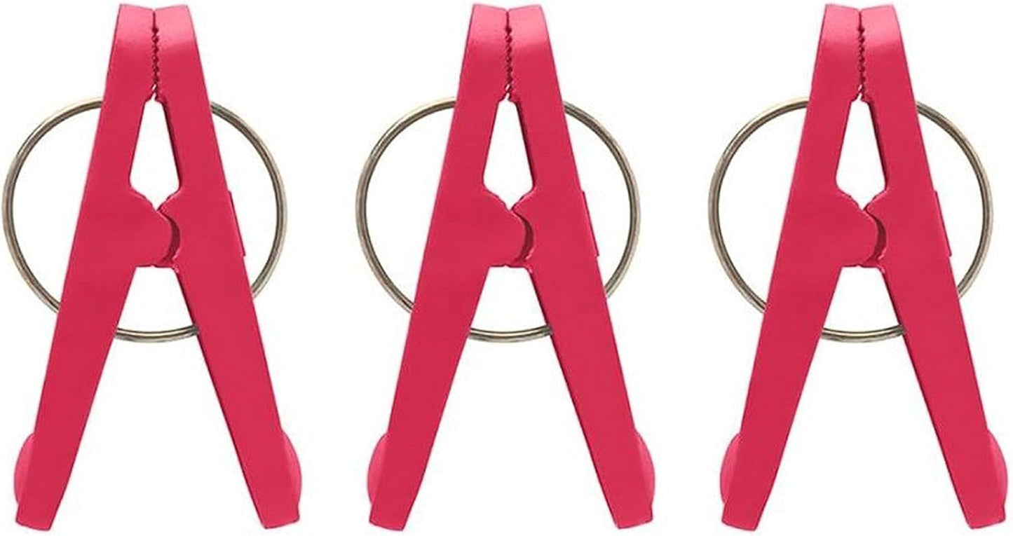 Conjunto de Prendedores Plásticos, 16 Unidades, Linha Esfrebom.