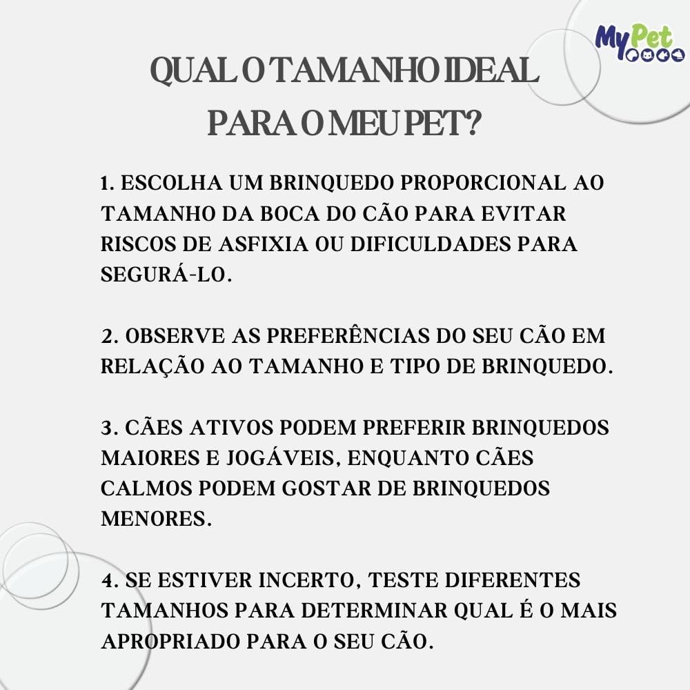 Osso Higiênico Com Corda, Brinquedo para Cachorro