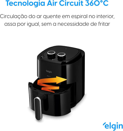 Freidora eléctrica Elgin Start Fry de 3,5 litros - Freidora de aire