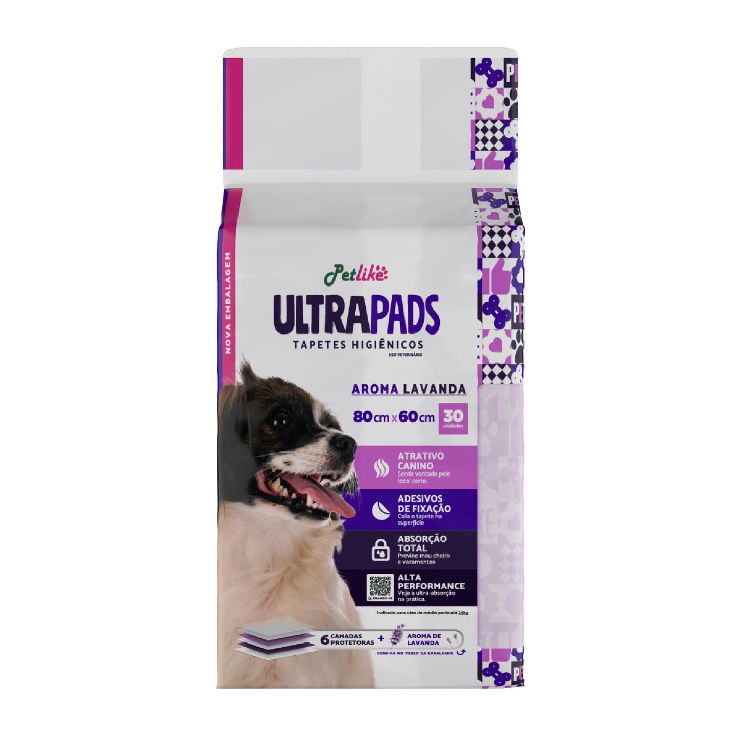 Tapete Higiênico Para Cães Ultra 80 cmx60 cm - 30 Unidades