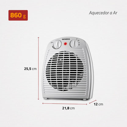 Aquecedor de Ar Mondial, 110V, 1500W