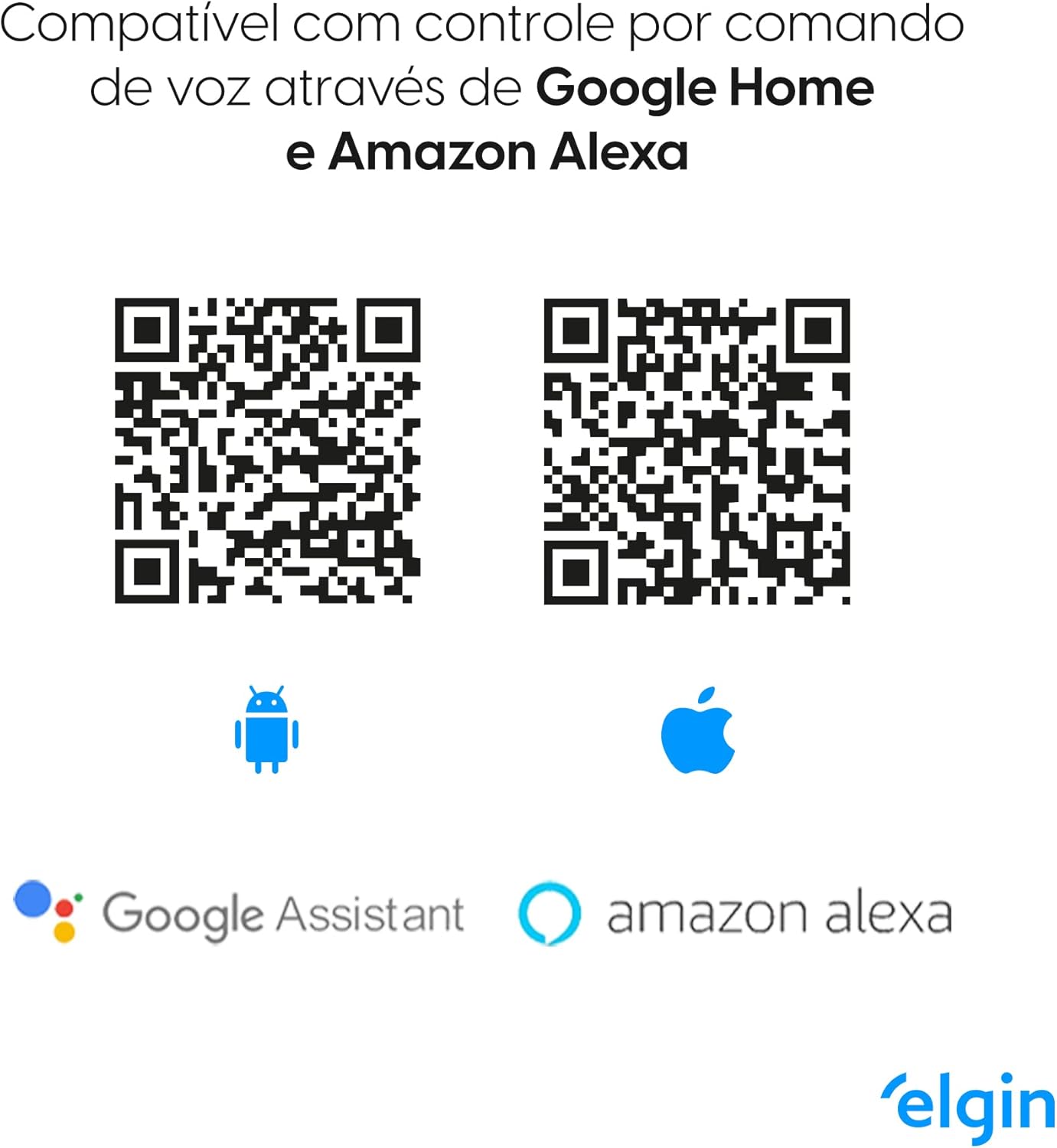 Lâmpada Inteligente Smart Color 10W Elgin RGB Wifi Compatível com Alexa e Google Home